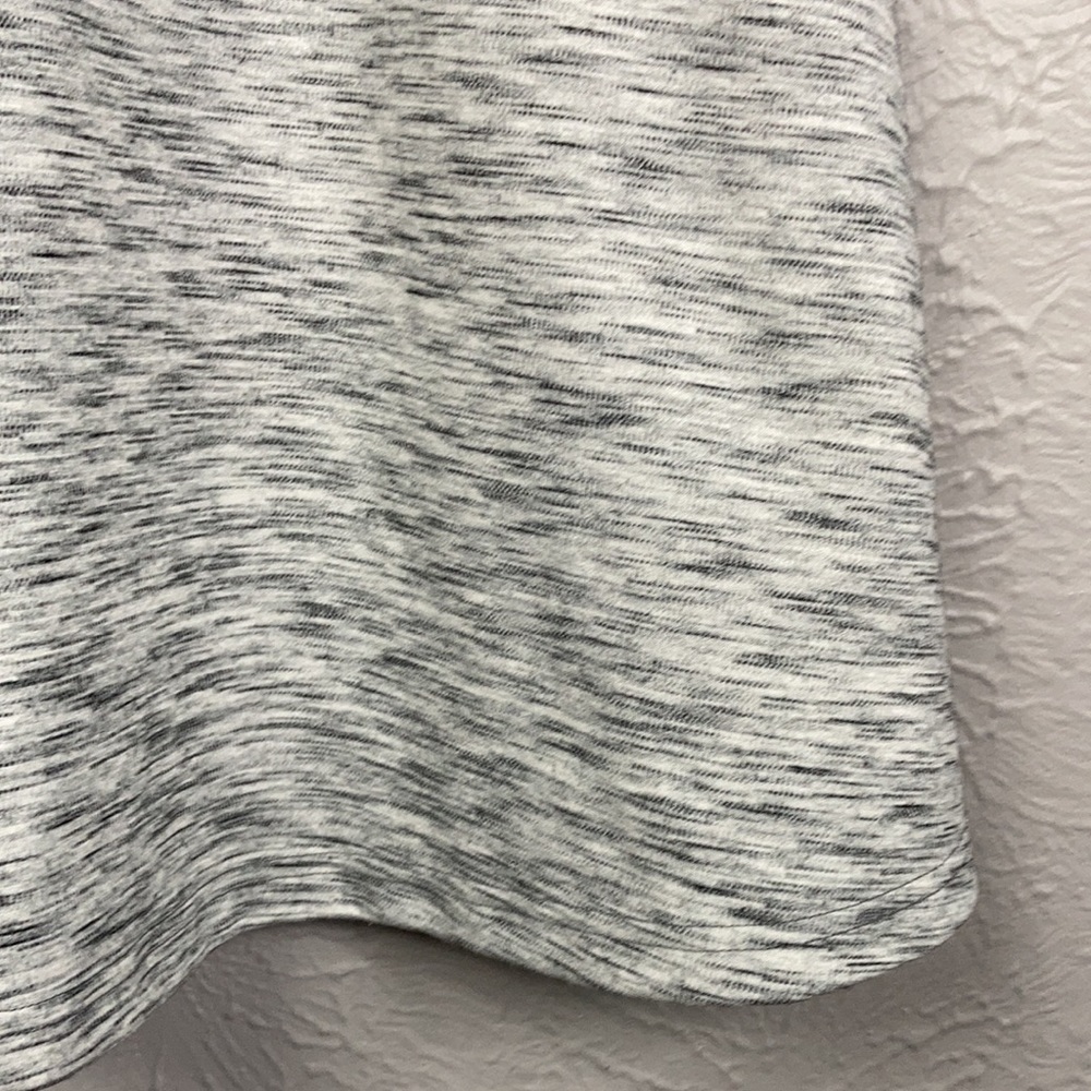 Athleta Marled Heather Grey Short Sleeve Pullover Active Wear Dress Size… - Picture 3 of 13
